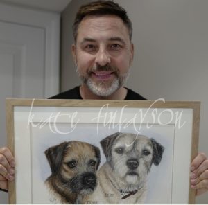 David Walliams And His Dogs